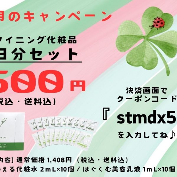 ３月のお得なキャンペーン
